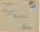 Portugal 1906 ,  D. Carlos I 50 Rs , Lisboa Central And Zeitz Postmarks - Lettres & Documents