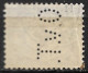 Perfin O.v.T. (Oppenheim & Van Till Bankiers Te 's-Gravenhage) In 1899 Cijfer ½ Ct Lila NVPH 50 - Gezähnt (perforiert)