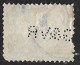 Perfin G & V R (Goossens En Van Rossum Te Rotterdam) In 1899 Cijfer 2½ Ct Groen NVPH 55 - Perforés