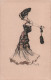 Illustrateur - REZNICEK - Femme Avec Un Joli Chapeau Et Sac Bourse - Carte Postale Ancienne - Reznicek, Ferdinand Von