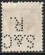 Perfin S. & C R In 1899 Koningin Wilhelmina 20 Cent Grijs / Groen NVPH 69 - Gezähnt (perforiert)