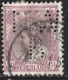 Perfin M W B In 1899 Koningin Wilhelmina 30 Cent Lila / Bruin NVPH 72 - Perforadas