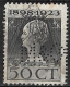 Perfin M & Co In 1923 Jubileumzegel 50 Cent Zwart NVPH 128 H - Perfin