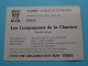 Les Compagnons De La Chanson TUBIZE - Salle LE GYMNASE ( Edit.: ADM Tubize ) Anno 1975 ( Zie / Voir Scans ) ! - Tubize