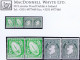 Ireland 1934 Se Experimental Coil ½d Imperf X Perf 14 2d Imperf X Perf 14 In Fresh Mint Pairs - Ungebraucht