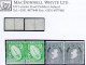 Ireland 1934 Se Experimental Coil ½d Imperf X Perf 14 2d Imperf X Perf 14 In Fresh Mint Pairs - Ungebraucht