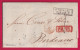 POLOGNE MARQUE PRESLAU WROCLAW ALLEMAGNE PRUSSE 1855 MARQUE PR3R POUR BORDEAUX LETTRE COVER - ...-1860 Préphilatélie