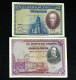 ESPAÑA LOTE BILLETES 25 Y 50 PESETAS 1928 BANCO DE ESPAÑA MBC+/VF+ - Colecciones