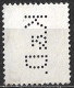 Perfin K&D. (Kruthoffer & Doll Te Rotterdam) In 1924-1926 Kon Wilhelmina Veth 30 Ct Violet Z WM NVPH 158 - Gezähnt (perforiert)