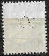 Gedraaide perfin S (Haagse Kioskonderneming Segboer Te 's-Gravenhage) In 1940-47 Kon. Wilhelmina 12½ Cent Blauw NVPH 336 - Perforés