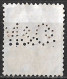 Perfin M & Co (Wm. H. Muller En Co NV Te Rotterdam) In 1953 25 Ct Bruinrood Kon. Juliana NVPH 525 - Perforadas