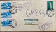 BULGARIA 1974, COVER USED TO USA, BUILDING, BOAT, PORT 4 STAMPS, MULTI LOVEC TOWN CANCEL. - Briefe U. Dokumente