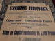 L'Ardenne Prévoyante S.A. -  Action De Capital Nominative De 1000 Frs - Stavelot - Grand - Halleux  29 Mars 1934. - Banque & Assurance