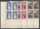 MONACO - 1942 BENEFICIARY, BLOCKS OF 4 - Andere & Zonder Classificatie