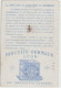 LUXEMBOURG - 1900 ENV. - PETITE CHROMO Des BISCUITS GERMAIN REPRESENTANT LES TIMBRES Du LUXEMBOURG ! - 1859-1880 Armoiries
