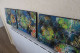 3 Peintures Abstraites 35cm X 28 ( 105cm)  Authentiques Et Signées - Acrylic Resins