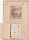 Petit Almanach De 1920 En Eau-forte Sur CPA Avec Illustration En Eau-forte Jeu La Corde à Sauter (4 Scans) - Klein Formaat: 1901-20