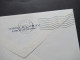 Delcampe - Saargebiet 1955 Luftpost Aufnahme Des Transatlantik Verkehrs Deutsche Lufthansa Mettlach Saar - New York / Cosul Sieger - Storia Postale