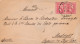 1859 Enveloppe 1 Sgr X 2 Pour Les Pays-Bas TB. - Brieven En Documenten