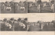 CARTES STEREOSCOPIQUES COURSES A PIED + EN SAC + DES VALISES + TIRE A LA CORDE A SITUER (FALAISE?) - Stereoscope Cards