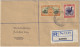 NOUVELLE  ZÉLANDE / NEW ZEALAND - 1957 Registered Cover From NAPIER To TAIHAPE Franked SG672 & SG754 - Storia Postale