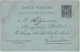 FRANCE - 1889 - CPRP 10c Sage  Carte Aller Seule Adressée De MARSEILLE à LONDRES (sans La Carte Réponse) - Standard- Und TSC-AK (vor 1995)