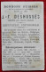 Chromo Publicité  Bonbons Suisses. J.-F. Deshusses. Fabrique De Confiserie, Versoix, Suisse. Paysanne Russe - Sonstige & Ohne Zuordnung