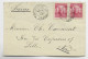 BRASIL BRESIL 100 REISX2 LETTRE COVER TREMENBE 30 JAN 1911 S PAULO TO FRANCE - Brieven En Documenten