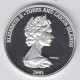 TURKS & CAICOS - 20 Crown  1991 En Argent - Turks En Caicoseilanden