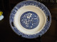 NIMY Willow Plat àTarte Taart Plaat Pie Plate Porcelaine Porselein China VINTAGE - Nimy (BEL)