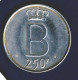 BELGIQUE ..1976.....25 ANS DE REGNE DU ROI BAUDOUIN....ARGENT - 250 Frank