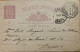 PORTUGAL 1894, STATIONARY CARD  USED,  PORTRAIT OF  KING CARLOS , AVEIRO & PORTO CITY CANCEL. - Lettres & Documents