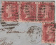 1866 - GB - YVERT N°26 X 4 ! PL 98 ! Sur LETTRE De LONDON => PARIS - ENTREE AMBULANT CALAIS - Storia Postale