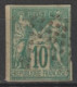 1877 - COLONIES GENERALES - SAGE YVERT N°32 OBLITERE - COTE = 28 EUR - Sage