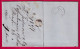 COPENHAGUE DANEMARK 1871 ENTREE 2 ERQUELINE 2 POUR BORDEAUX LETTRE COVER - ...-1851 Préphilatélie