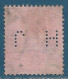 Grande-Bretagne N°100 Victoria 6d Violet Sur Rouge Oblitéré (perforé - Voir Scans) - Unused Stamps