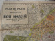 Delcampe - AGENDA BUVARD AU BON MARCHE 1912 MAISON A. BOUCICAUT,COUVERTURE TOILEE Avec Plan De Paris - Agendas