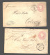 Baden,2 Ganzsachen Mit Vers.Mannheim O (115) - Postal  Stationery