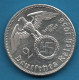 DEUTSCHES REICH 2 REICHSMARK 1938 A KM# 93 Argent 625‰ Silver Paul Von Hindenburg Svastika - 2 Reichsmark