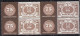 Block Of 4, My Stamp Indian Bureau Of Mines, India MNH 2023, Mineral Research, Conservation, Geology Studies, Statistics - Blokken & Velletjes