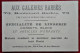 Chromo Publicité. Aux Galeries Barbès, En Face Bureau Des Omnibus, Paris. Lingerie, Corsets, Linge Pour Enfants. Opéra - Other & Unclassified