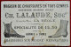 Chromo. Publicité. Maison De Chaussures Ch. Lalaude, Grande-Rue, La Réole. Expo 1900, Algérie - Otros & Sin Clasificación