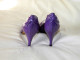 Vintage Purple Stiletto Shoes - Portuguese Leather - Size 38 - Sonstige & Ohne Zuordnung