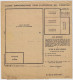 FRANCE / COLIS POSTAUX - 1943 - Yv.208 3fr Brun Sur Bulletin D'Expédition De Colis Postal De Romilly-s/Seine à Bordeaux - Briefe U. Dokumente