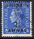 BAHRAIN 1948 KGVI 2½ Anna On 2½d Light Ultramarine SG55 FU - Bahreïn (...-1965)
