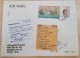 INDIA 2009 RETURN TO SENDER LABEL, AIR MAIL COVER TO SWITZERLAND, 2 STAMPS - MOTHER TERESA + FLOWERS, GUWAHATI - Luftpost