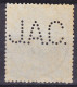 Belgium Perfin Perforé Lochung 'J.A.C.' 1936 Mi. 426x, 1.75 Fr. Leopold III. (2 Scans) - 1934-51