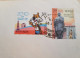 INDIA 2009 RETURN TO SENDER LABEL, AIR MAIL COVER TO SWITZERLAND, 2 STAMPS - COMMONWEALTH GAMES + PATEL, GUWAHATI - Poste Aérienne