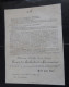 AVIS DE DECES -  MONSIEUR ADOLPHE HENRI GEORGES  COMTE DE MALHERBE DE MARAIMBOIS - 1907 - Obituary Notices