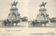 Stereographic Image ( Julien Damoy ) Postcard Italy Rome Monument De Garibaldi Carriage - Altare Della Patria